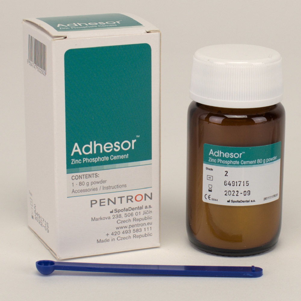 Adhesor Fb.2 gul pulver, 80 g flaske