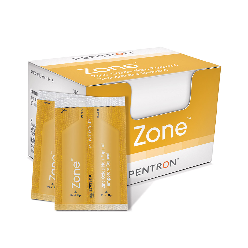 Zone midlertidig cement, 25 stk.
