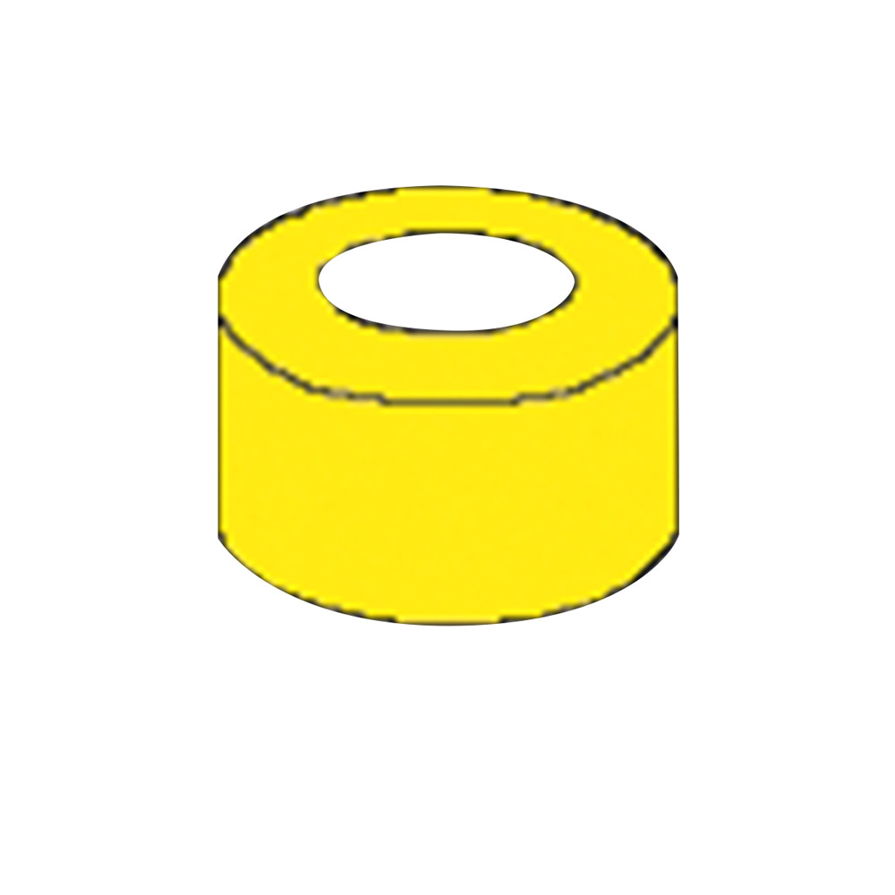 Farbring gul, 50 stk.