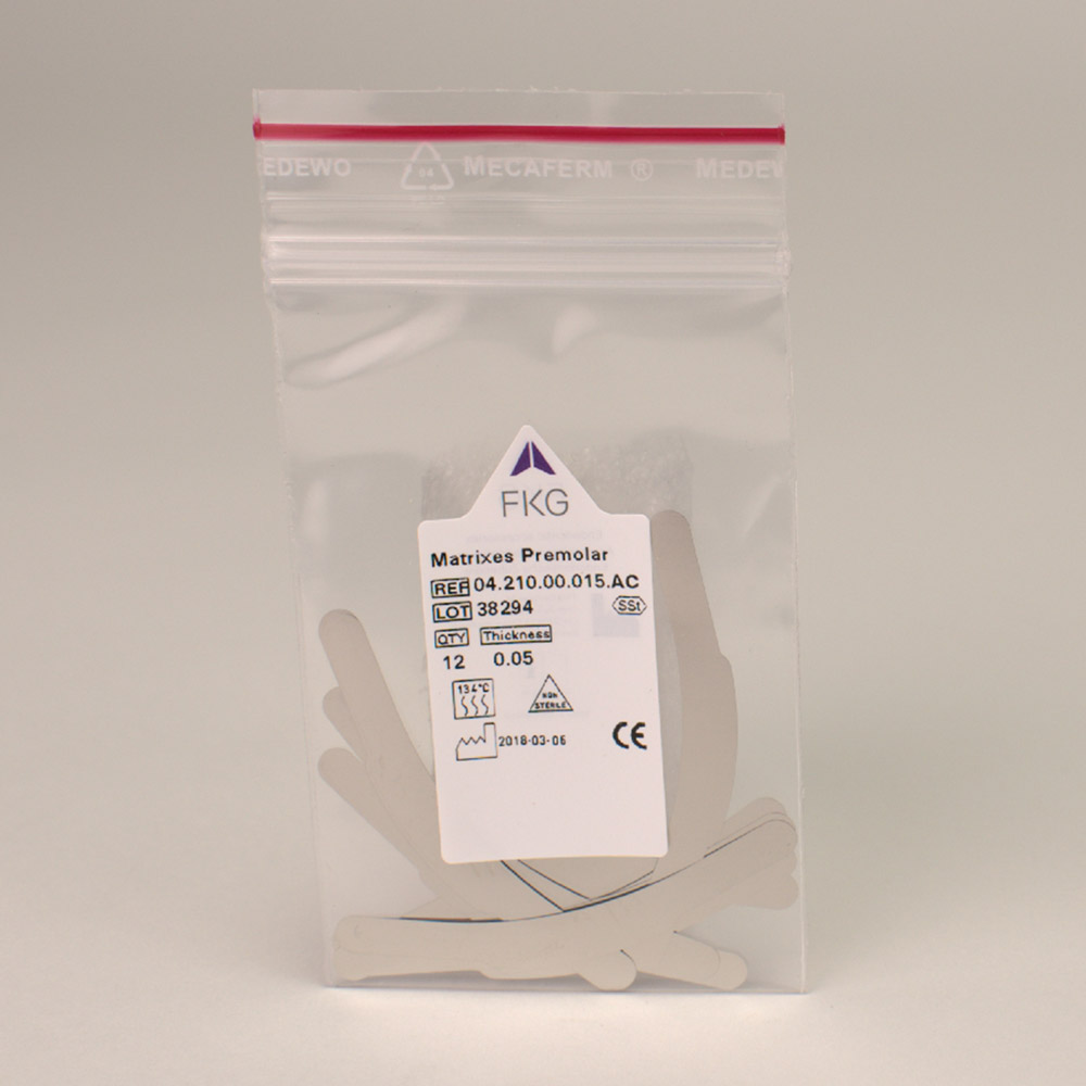 FKG 210T stål matricer 0,05, 12 stk.