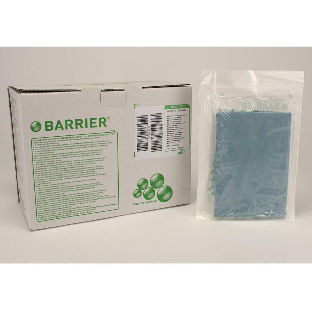 Barrier afdækningsdug 3-lags 75 x 100 cm selvklæbende, 28 stk.