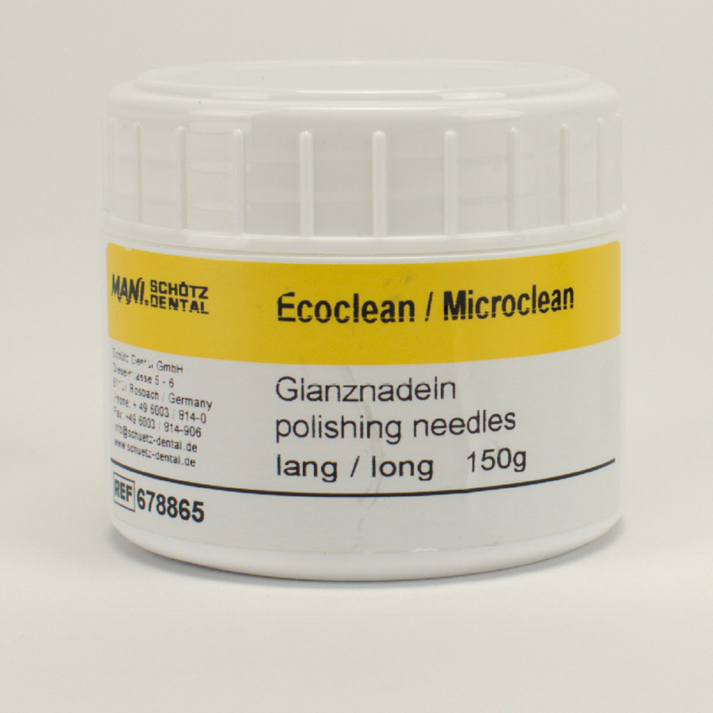 Microclean lange glansnåle, 150 g