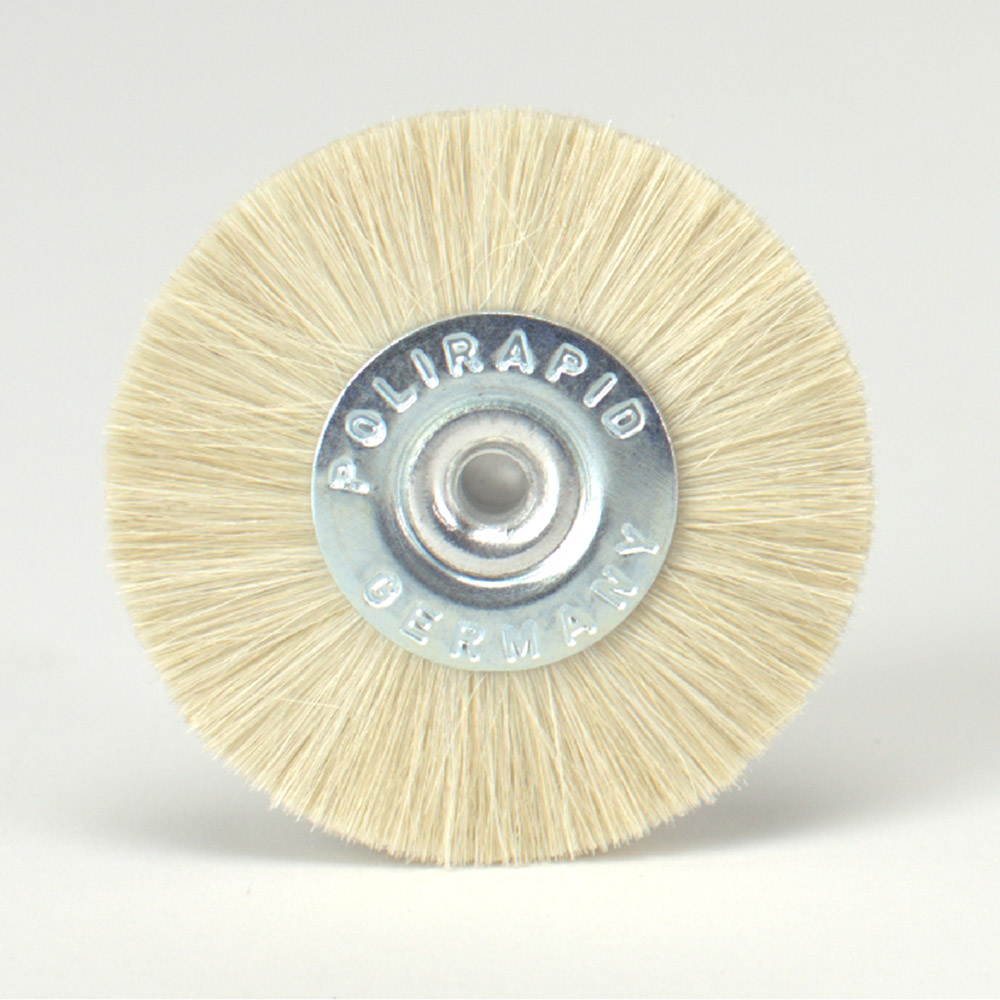 Smalbørste med aluminiumskerne, hvid ged 50 mm, stk.