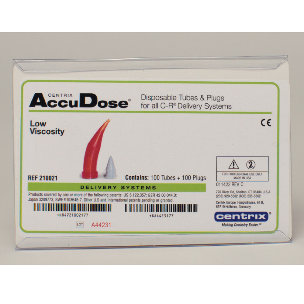 Accudose C-R Tips lav viskositet, 100 stk.