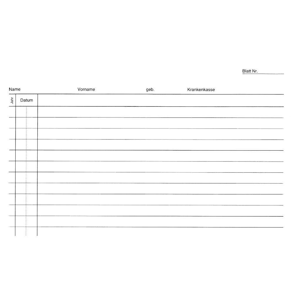 Krankenblatt M1 med hul til hovedet, hvid, 100 stykker