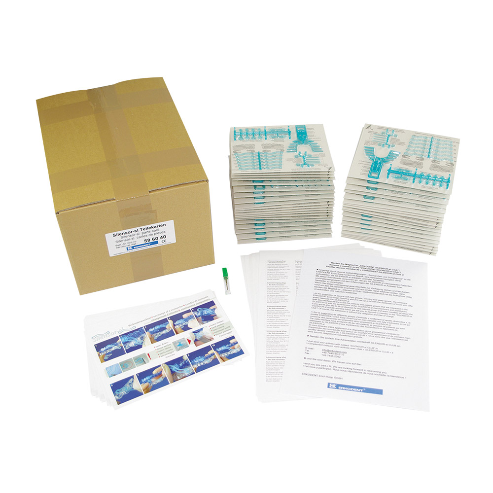 Silensor-sl dele kort, 40 stk.