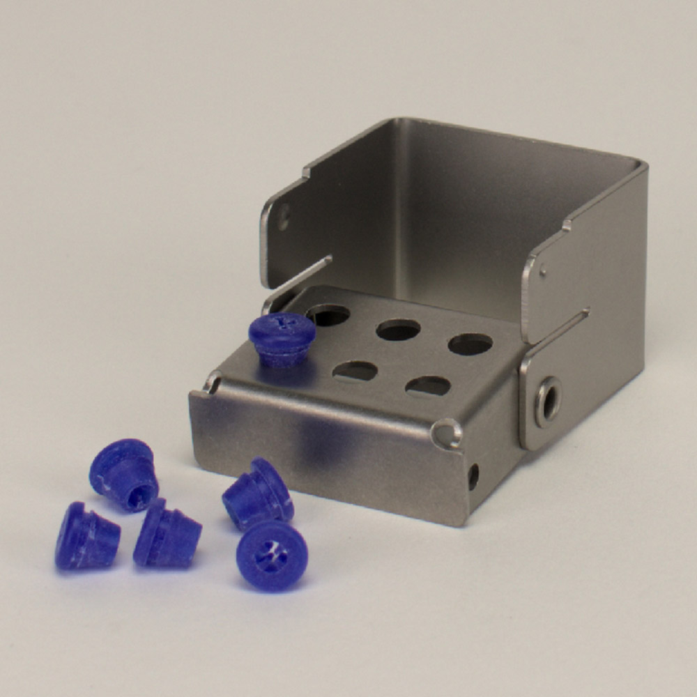 Boreholder Plug'In 6 huller blå, stk.