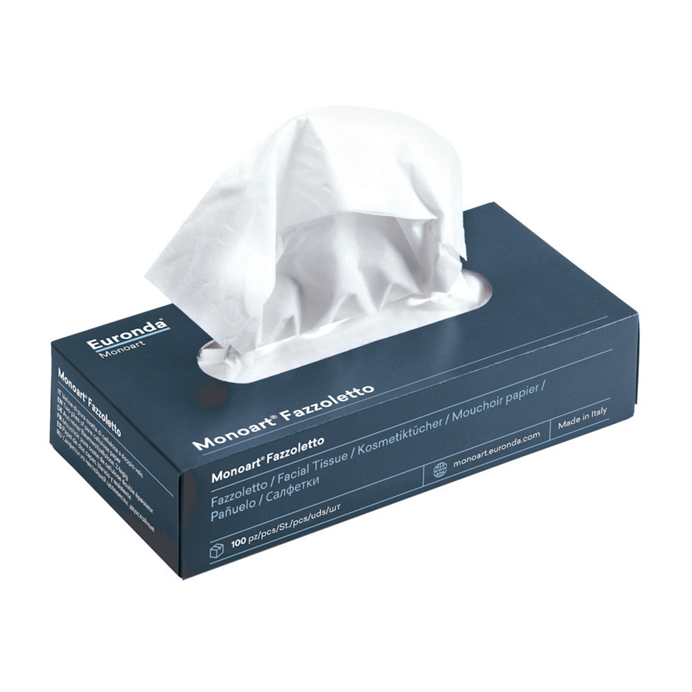 Monoart kosmetikservietter 2-lags 20 x 20 cm, 100 stk.