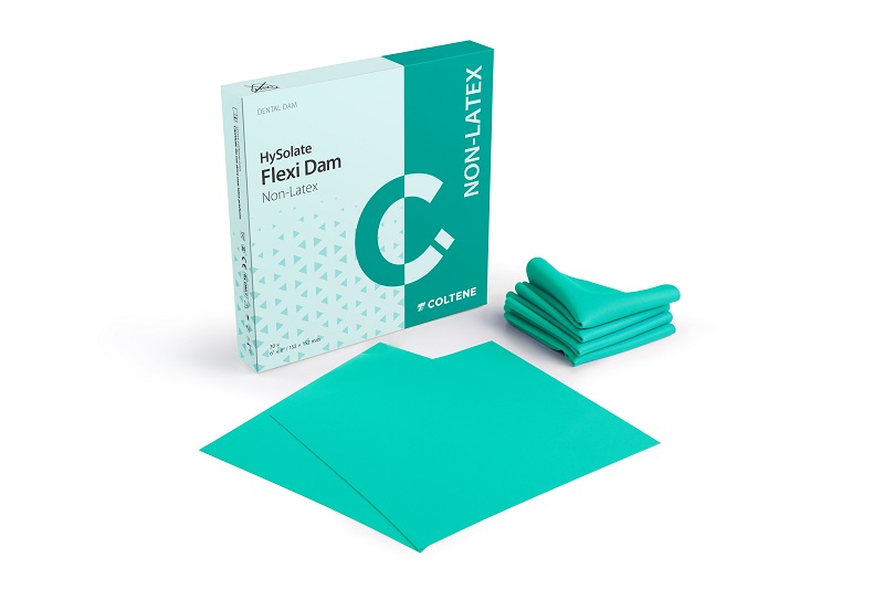 Flexidam 152 x 152 mm Non-Latex grøn, 30 stk.