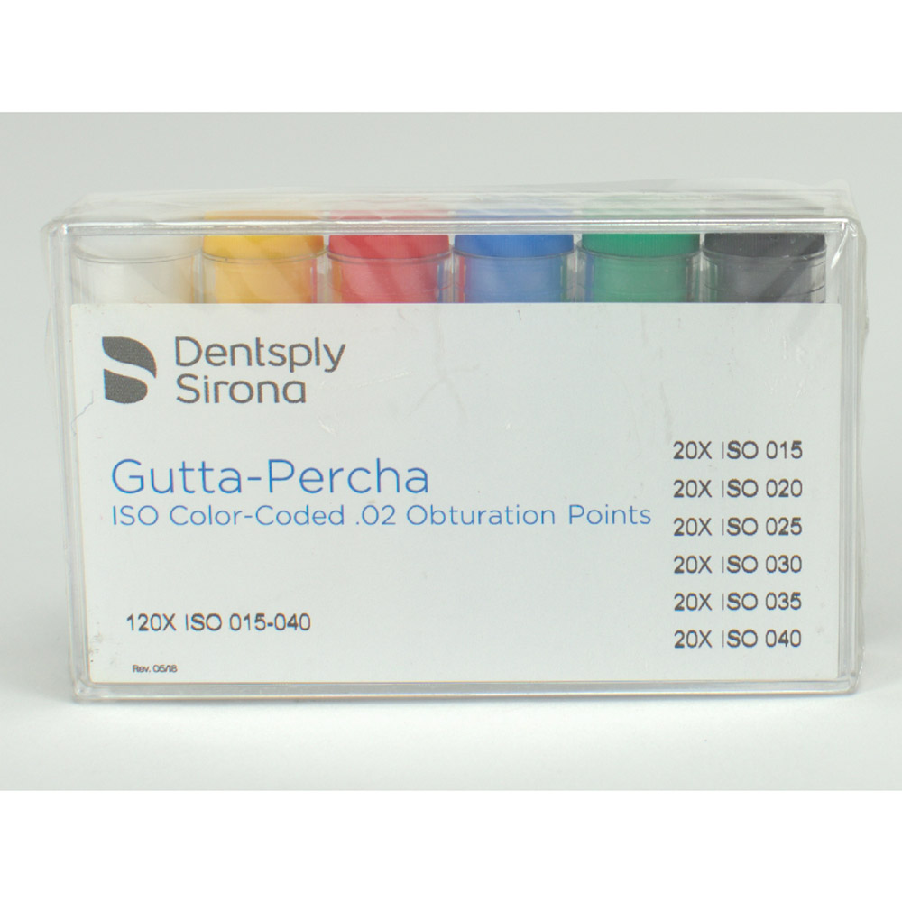 Guttaperchaspidser 22G.02 015-40, 120 stk.