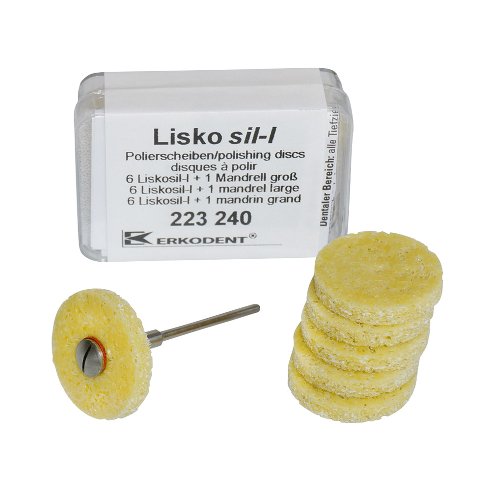 LiskoSil-l skiver + spindel, 6 stk.