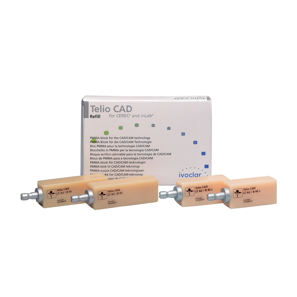 Telio CAD Cerec/InLab LT BL3 B40L, 3 stk.