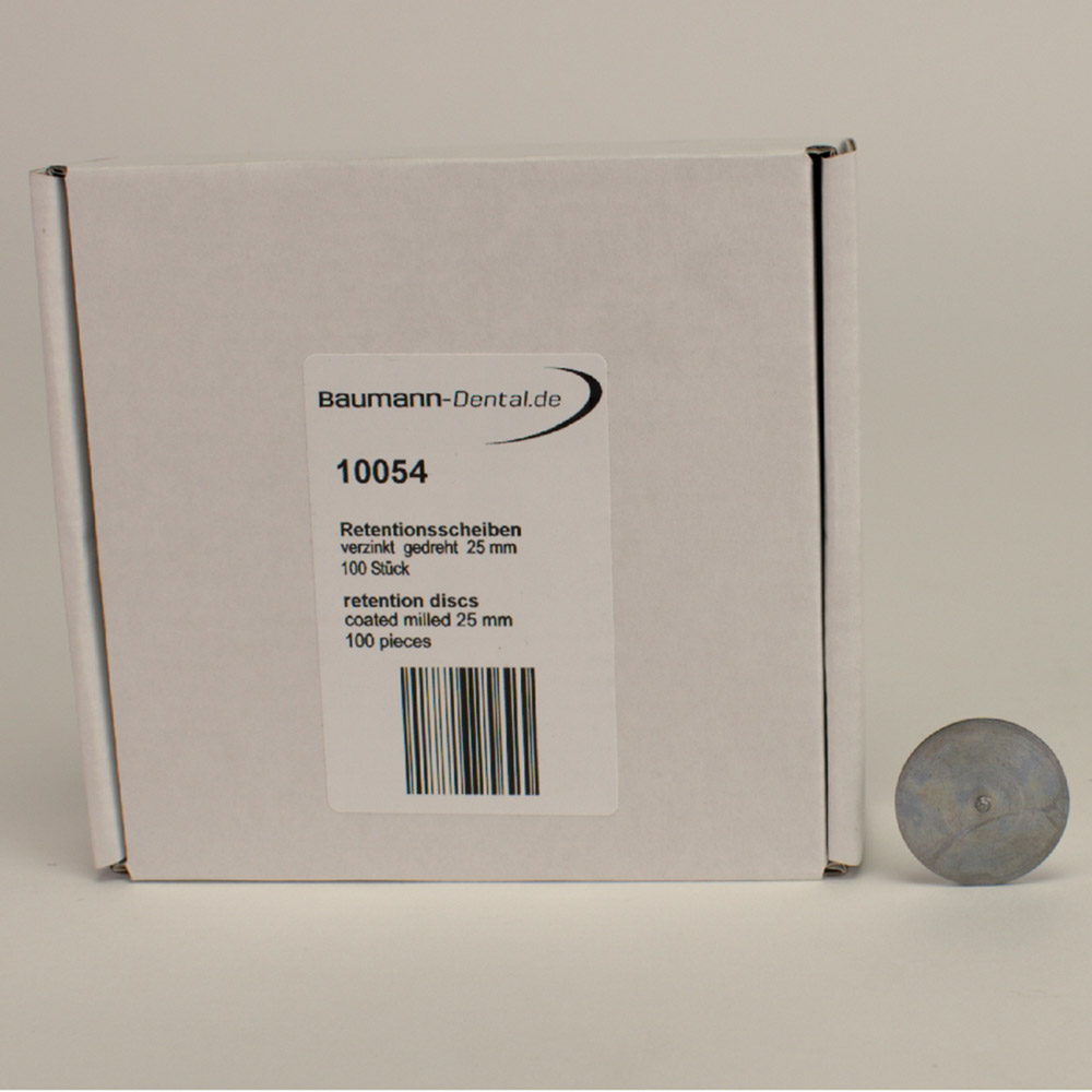 Fastgørelsesskiver drejet, 100 stk.