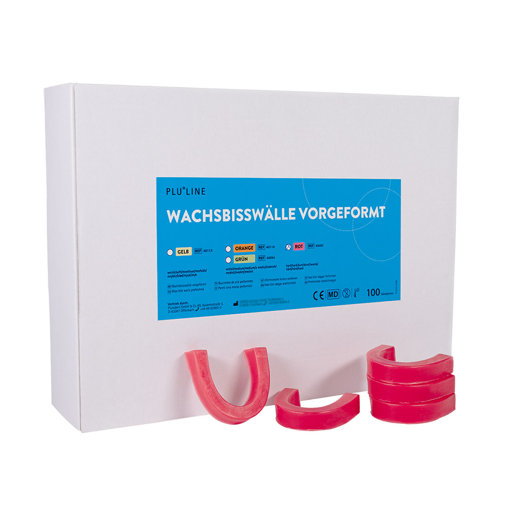 PLULINE VOKSBIDSVÆGGE hårde rosa, 100 stk.