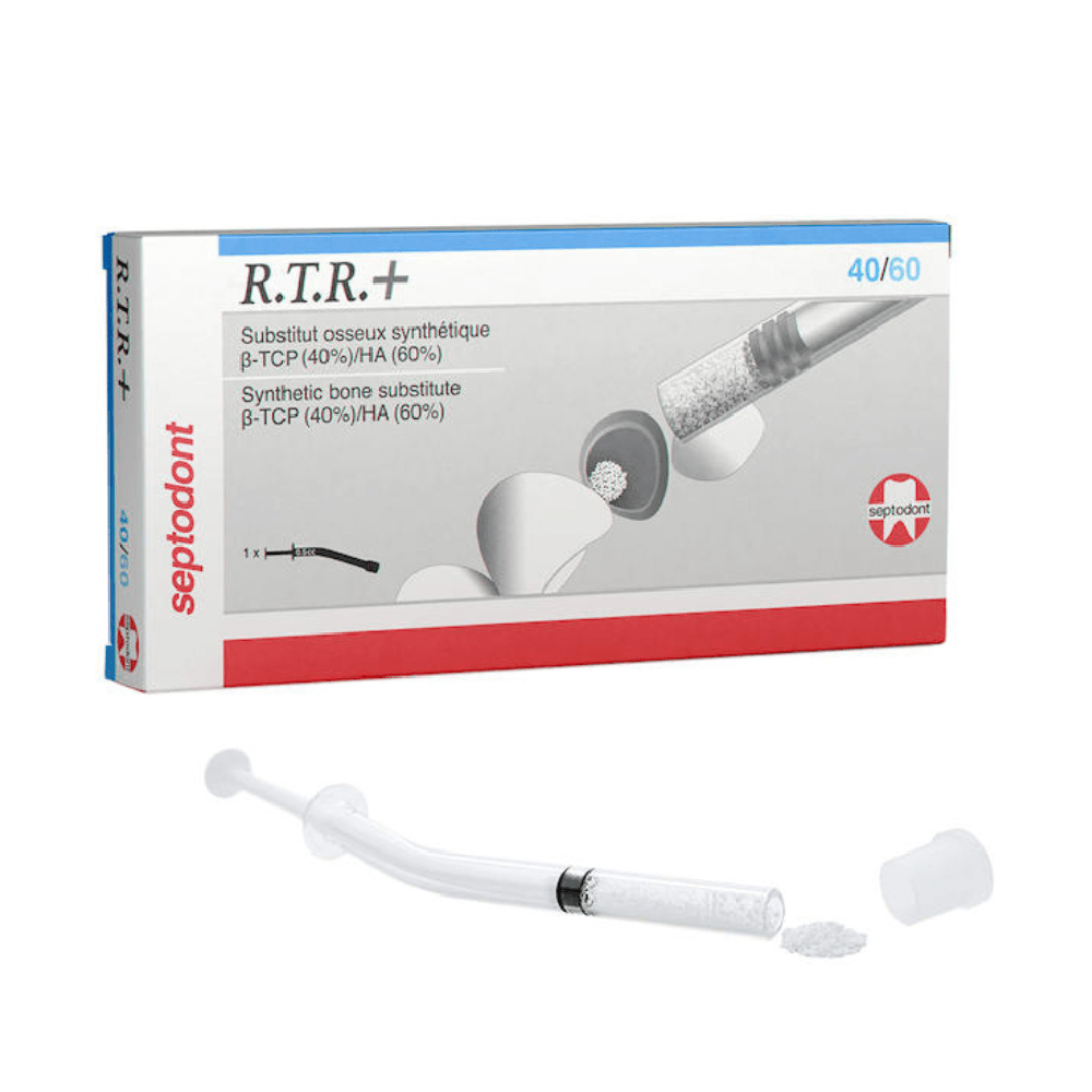 R.T.R.+ 40/60 knogleerstatningsmateriale, 0,5 cm3 sprøjte