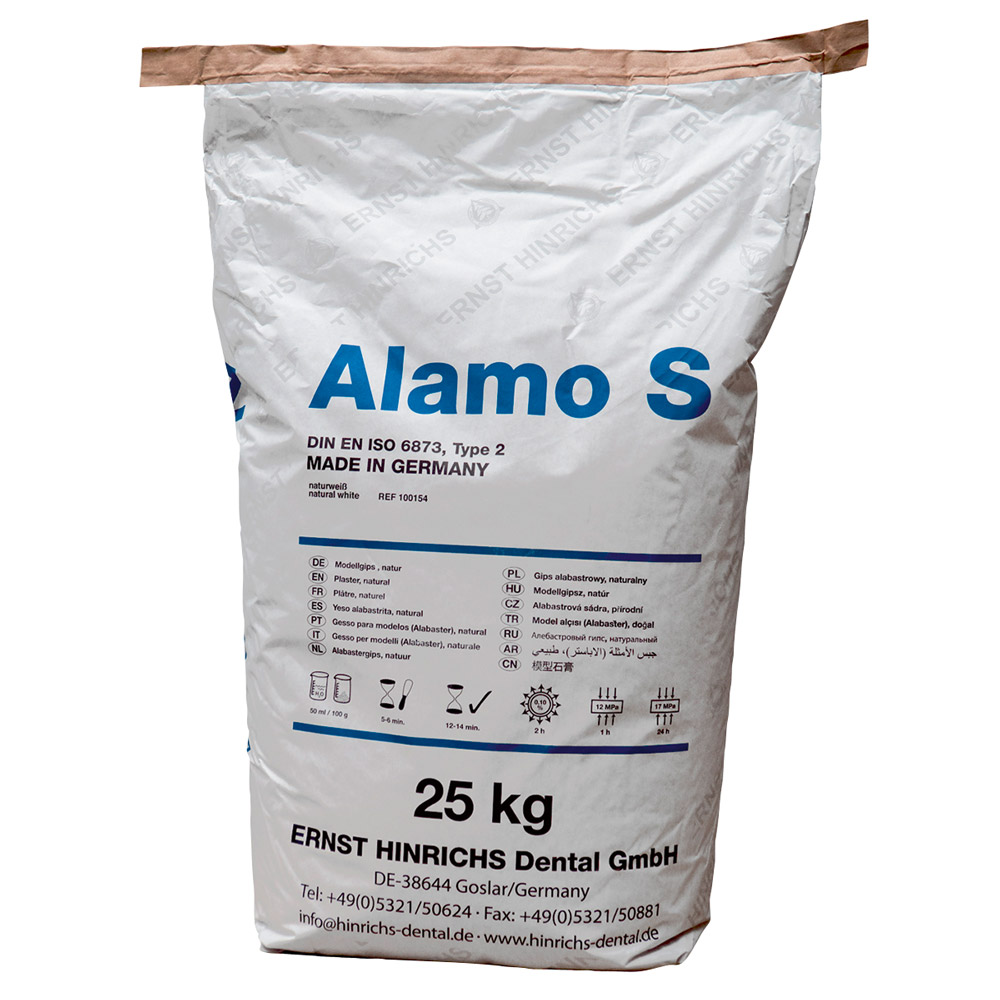 Alabastergips Alamo S, 25 kg Zak