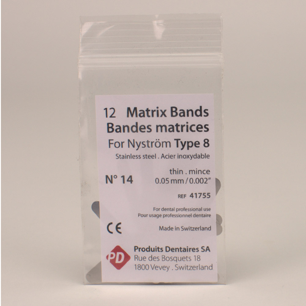 Matrixen P.D. Nr.14 dun, 12 stuks