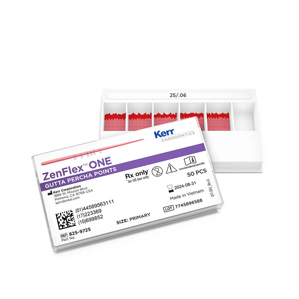 ZenFlex ONE Gutta Percha Points .06/.25 30mm, 50 stuks