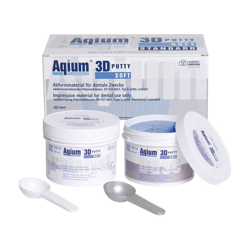 Aqium 3D Putty soft Basis + Katalysator, 2 x 300 ml