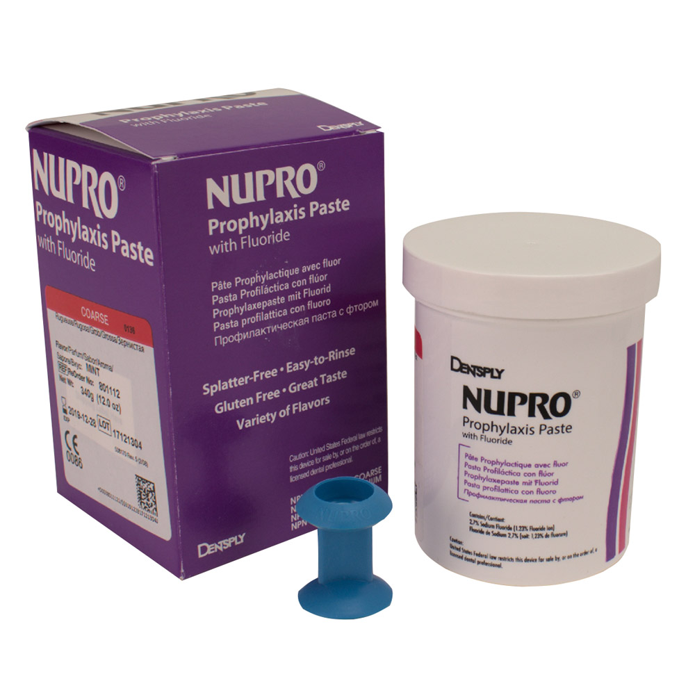 Nupro mint grof met Fluoride, 340 g Pot