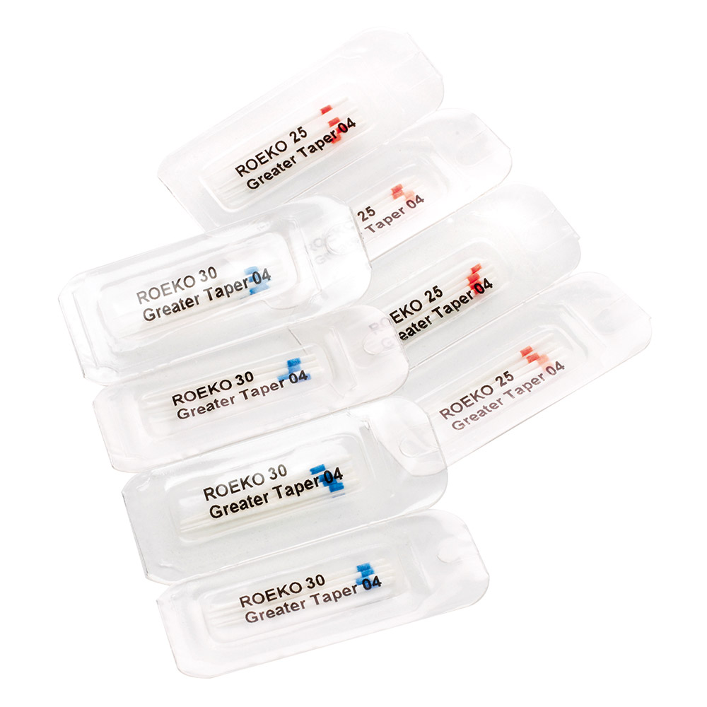 Papieren puntjes Greater Taper CP 0,04 #40, verpakking