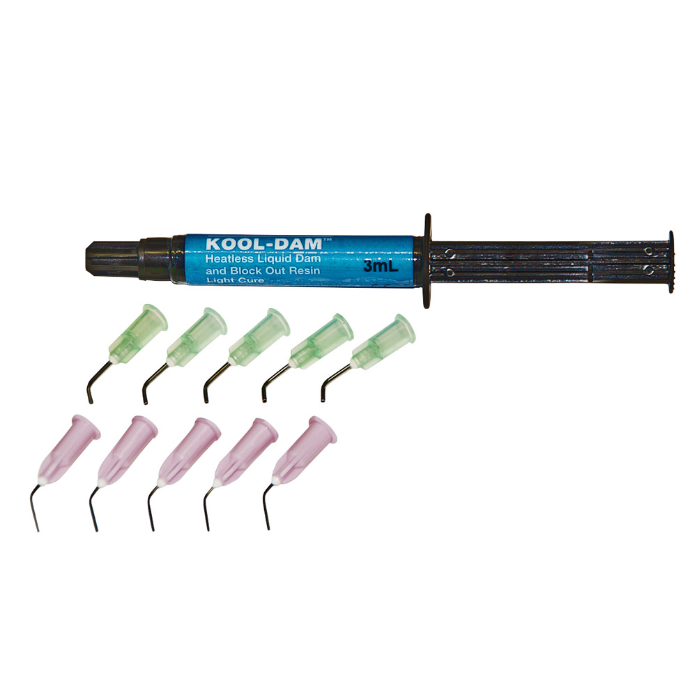 Kool-Dam 3ml spuit / per set 5 grote + kleine tips