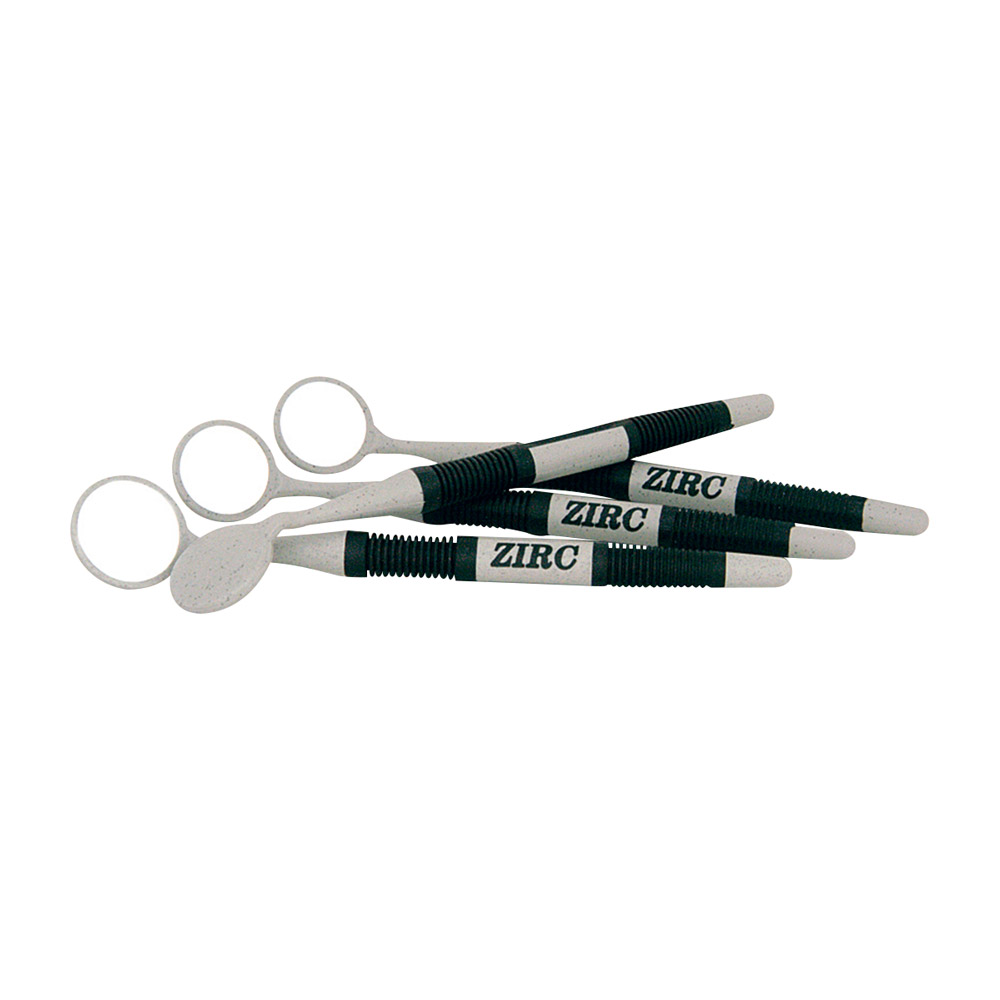 Crystal HD Komplett Mondspiegel Soft Grip #5 zwart/grijs, 12 stuks