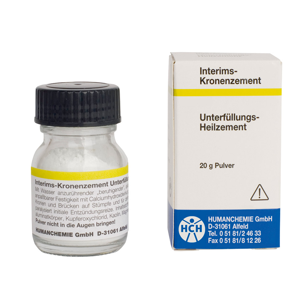 Tussentijds kronencement, verpakking van 20 g