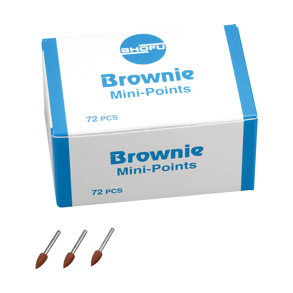 Brownie Polijster FG Minispitze 030, 72 stuks