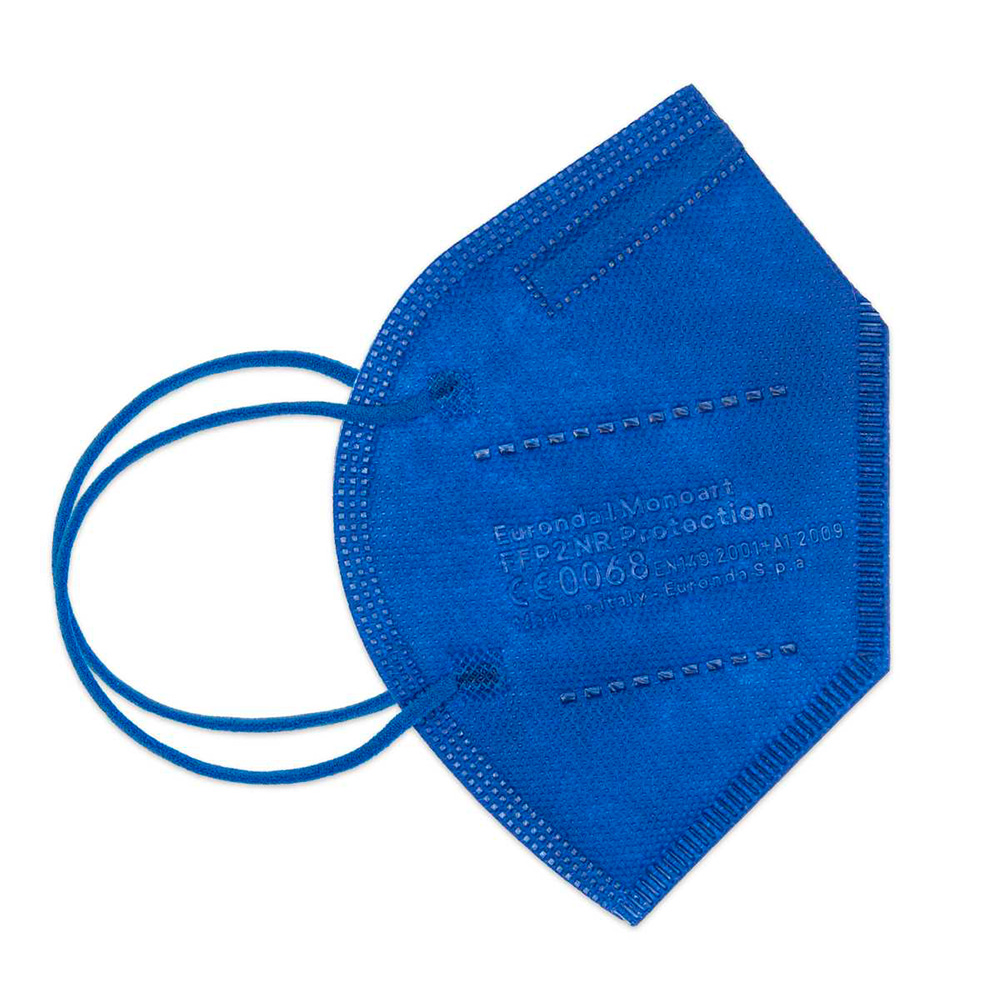 Monoart Schutzmaske FFP2 NR Bescherming blauw, 10 stuks