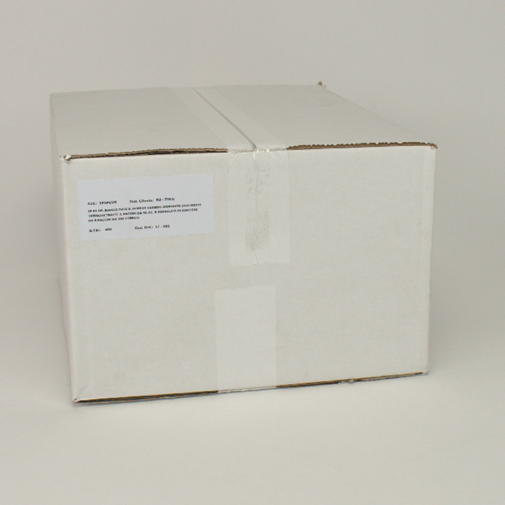 Wegwerp plastic tray wit 18 x 28 cm, 400 stuks