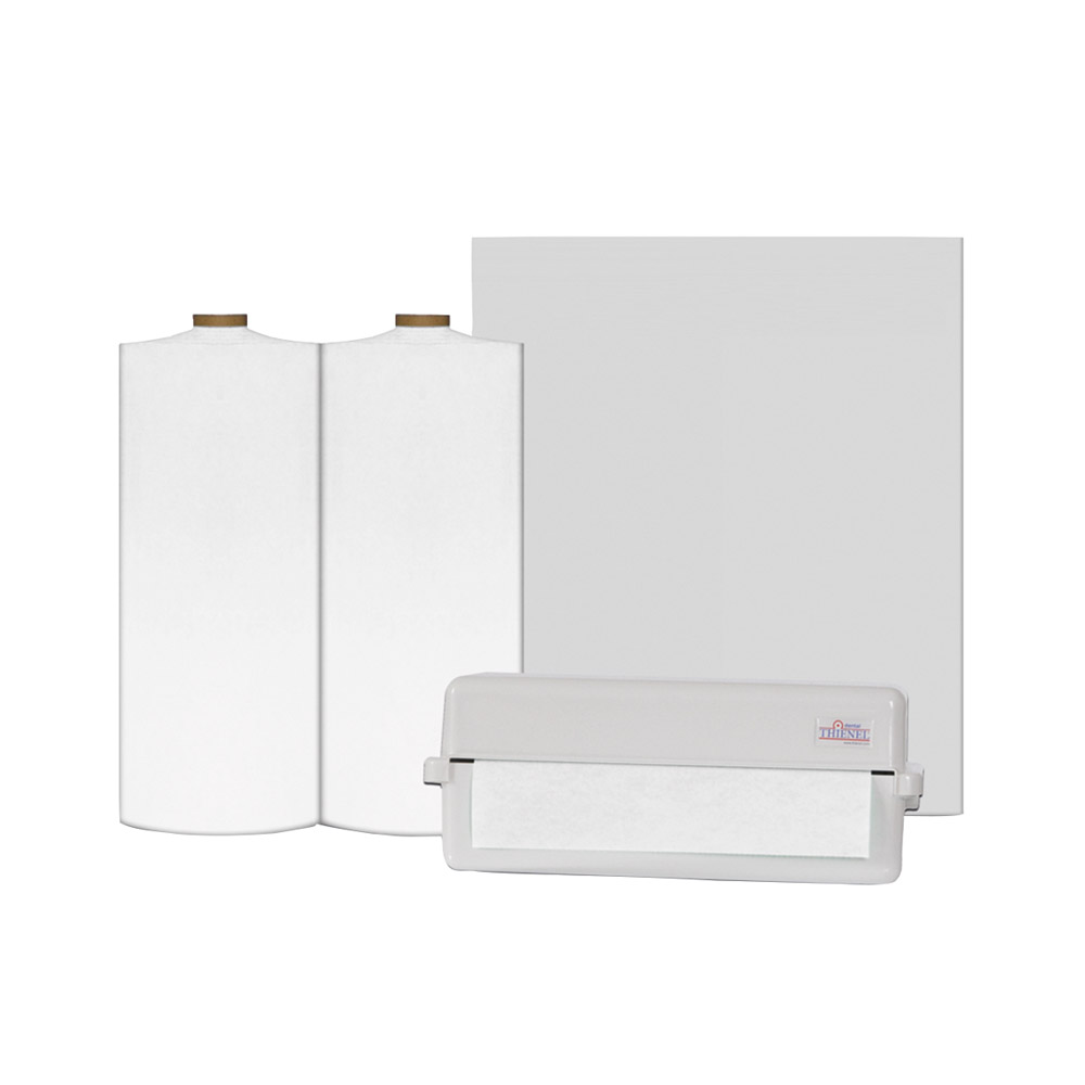 Afdekmateriaal Clavidrape wit 35 x 60, 120 stuks per rol
