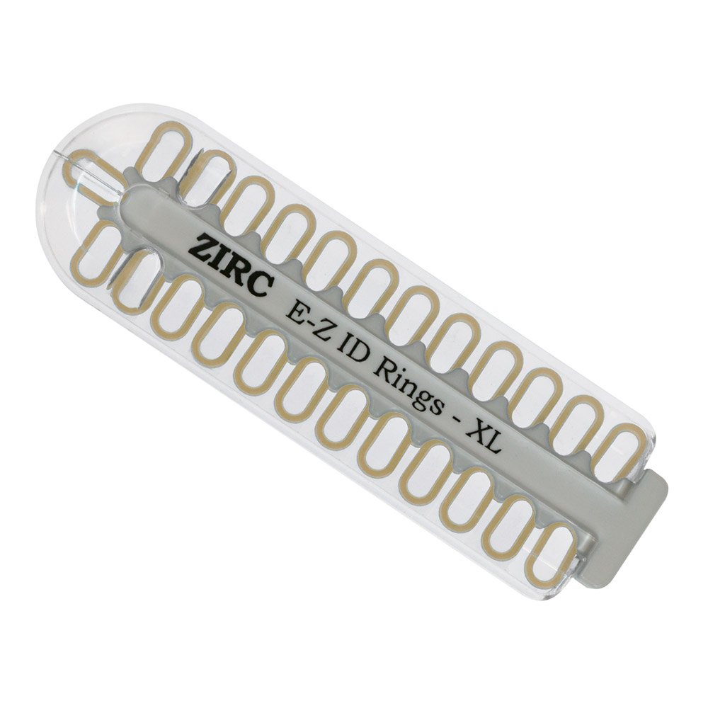 EZ-ID markeerringen extra groot beige, 25 stuks