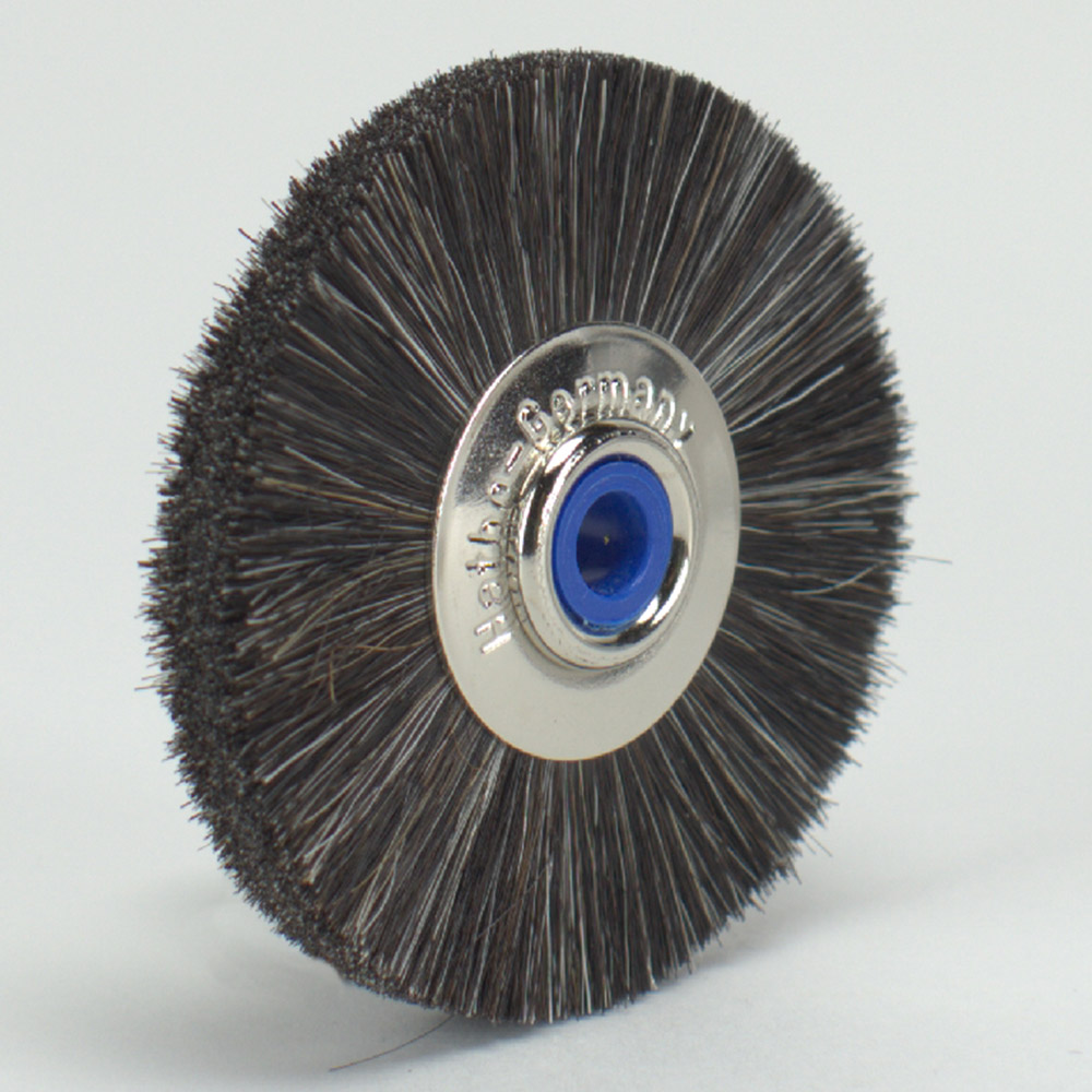 Smalle borstel grijs geitenhaar 48 mm, stuk