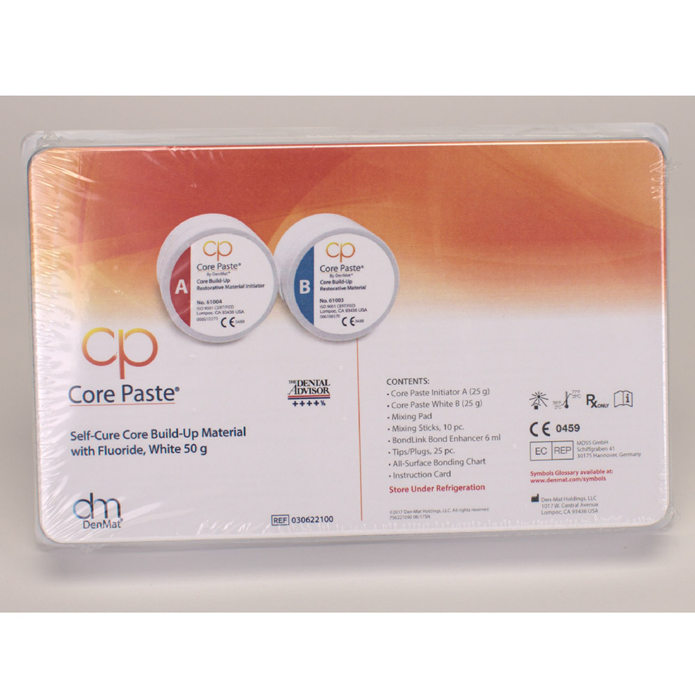 Core Paste White met fluoride, 2 x 25 g