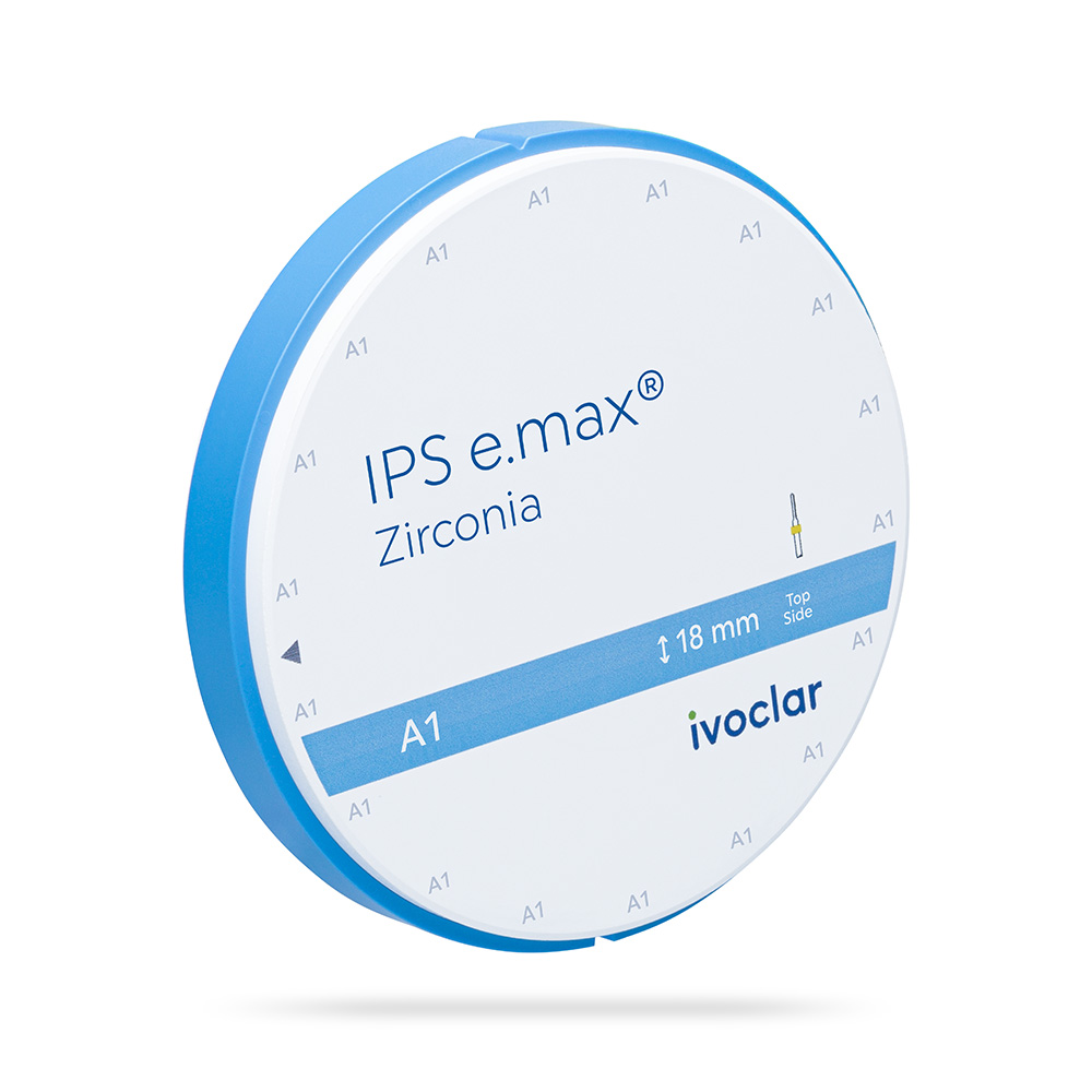 IPS e.max Zirconia A3 98,5 x 18 mm, 1 stuk