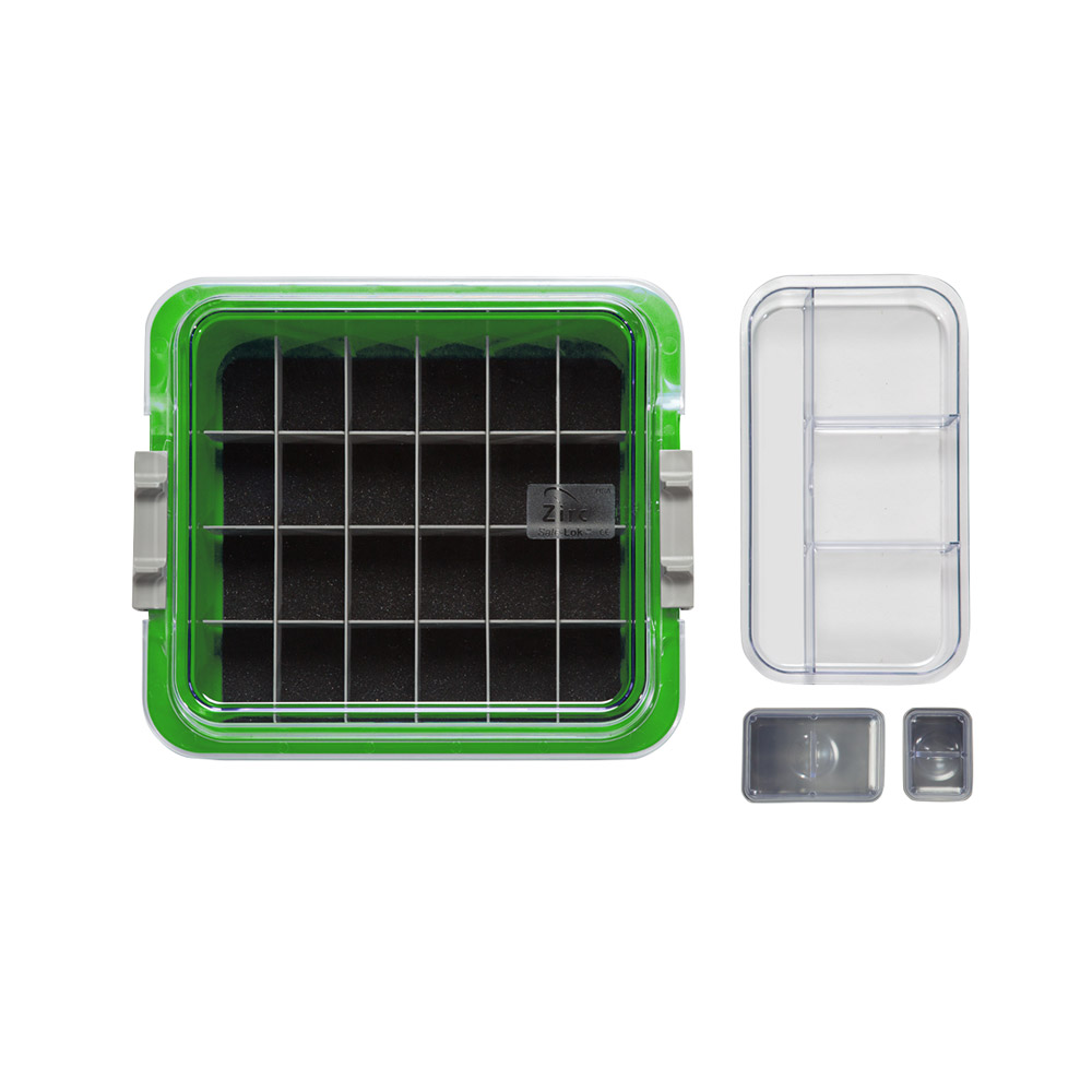 Materiaalbak compleet neongroen, stuk