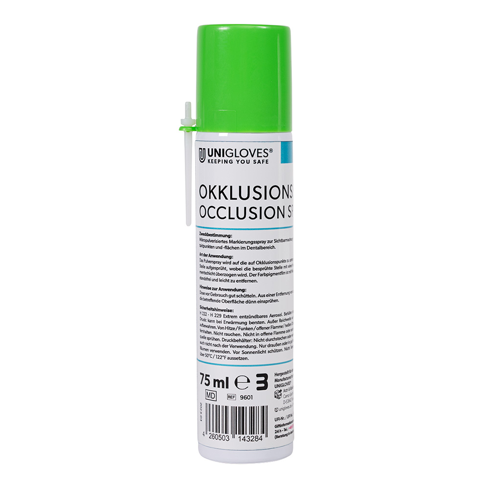Occlusiespray, lichtgroen, 75 ml bus
