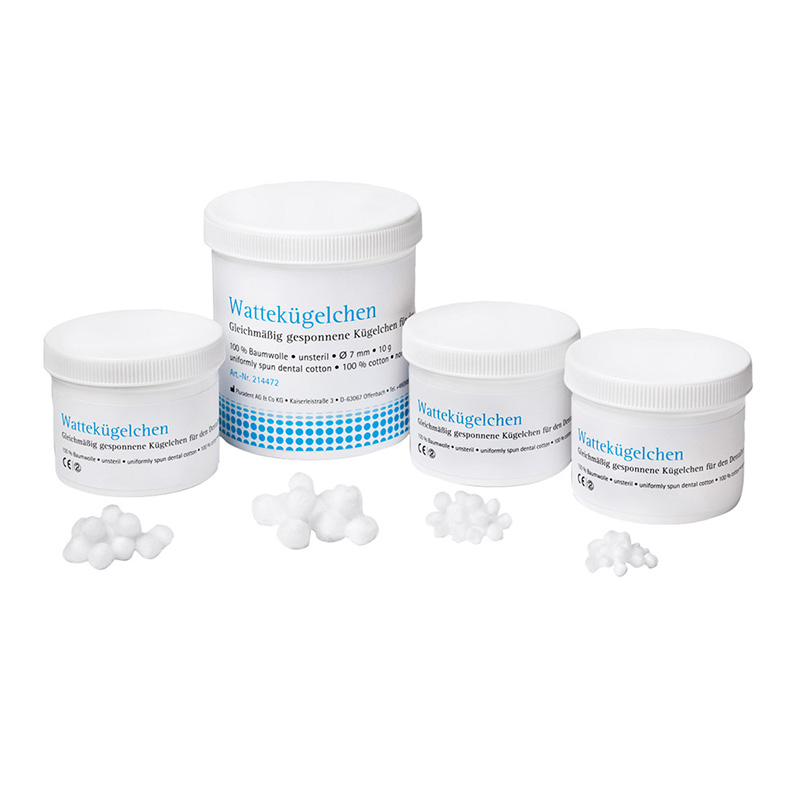 PLULINE WATTEBALLETJES Ø 3 mm, 2,5 g per stuk