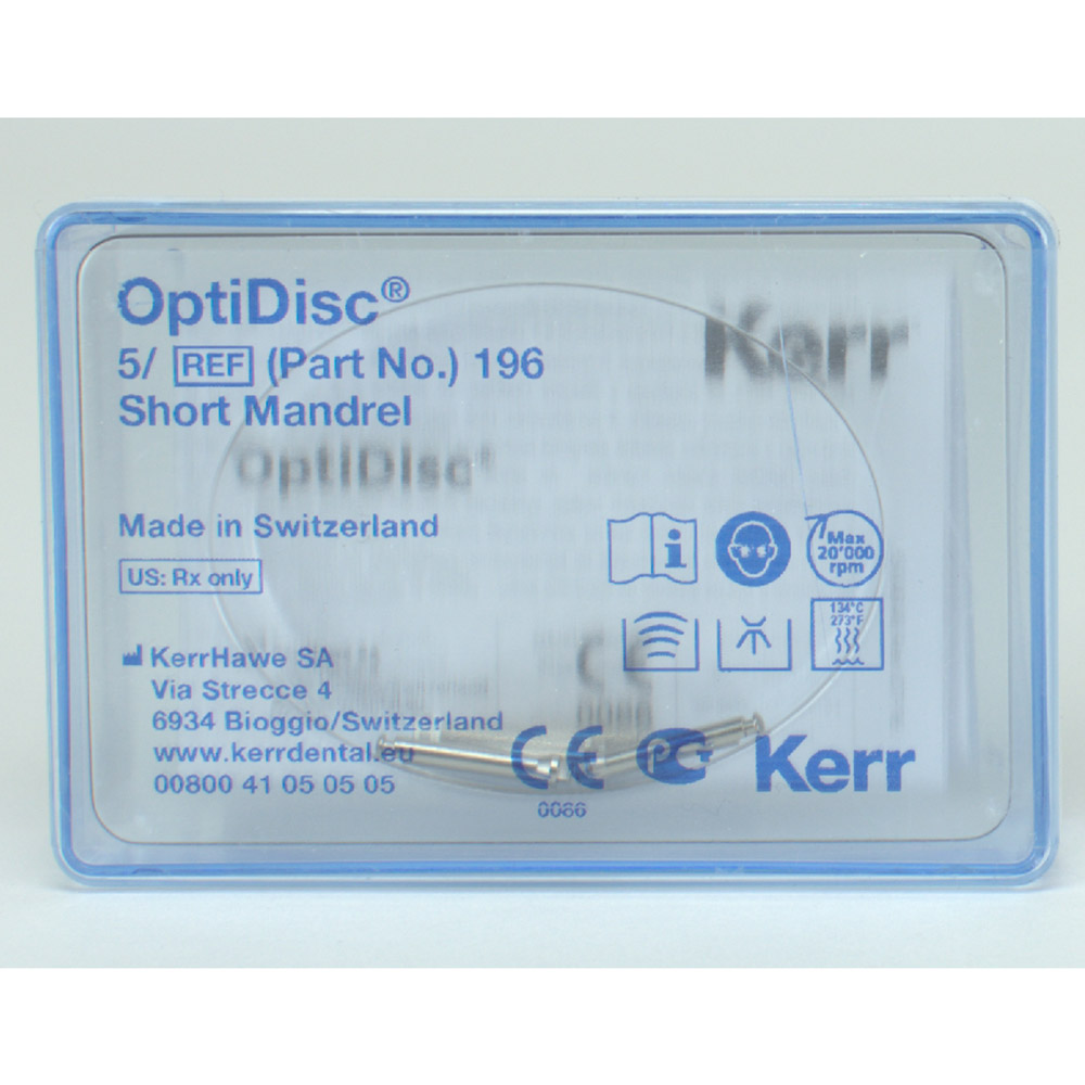 OptiDisc Mandrel kort, 5 stuks