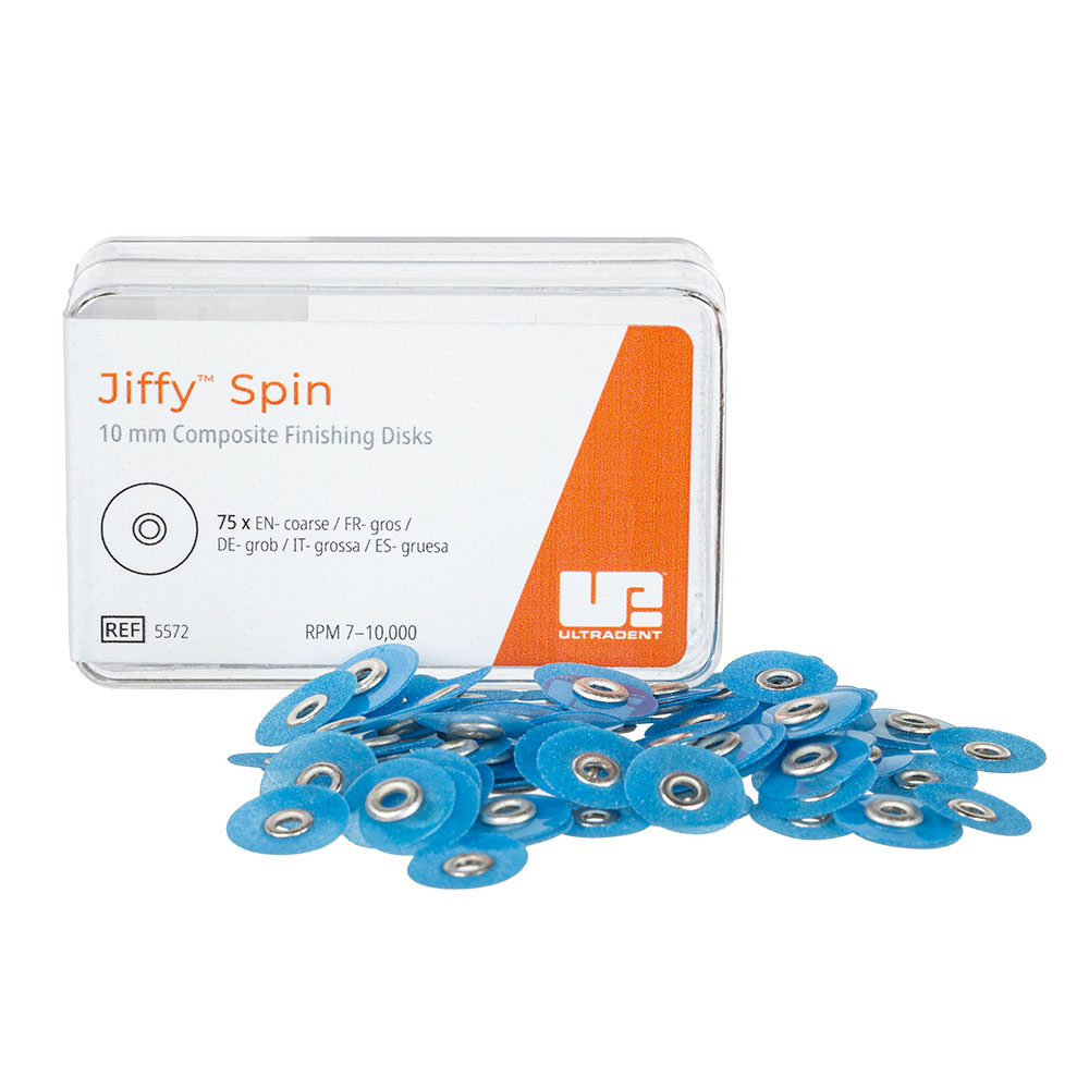 Jiffy Spin Disk 10 mm grof blauw, 75 stuks