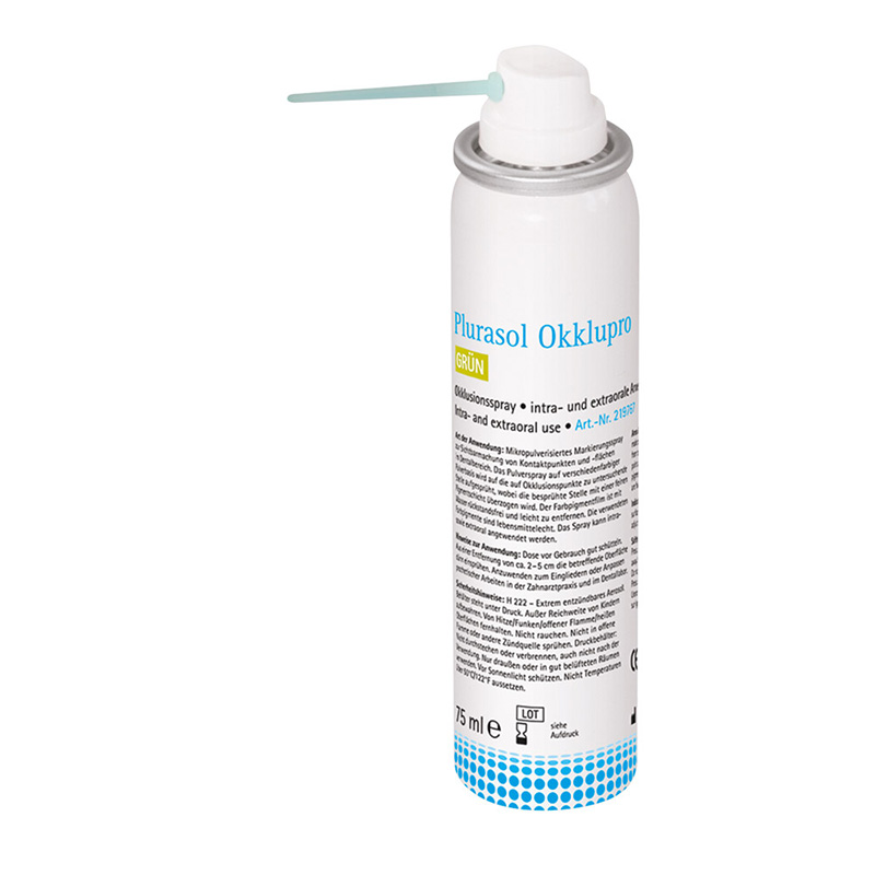 Plurasol Okklupro groen Artikulationsspray, 75 ml doos