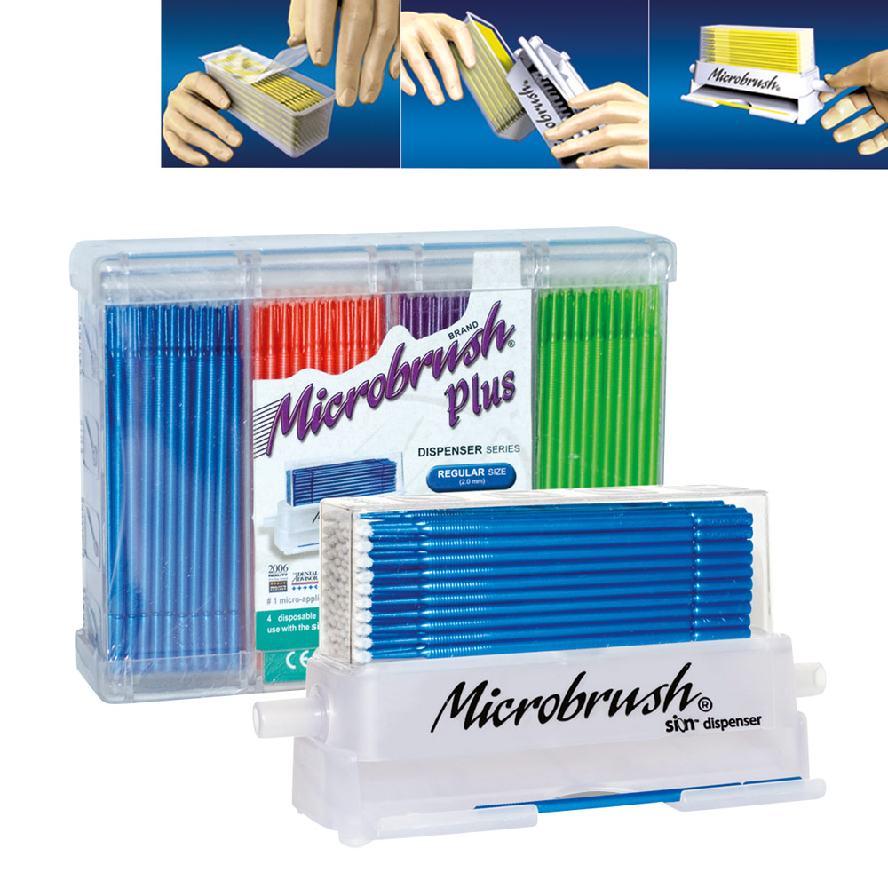 Microbrush plus regular orange, 100 St.