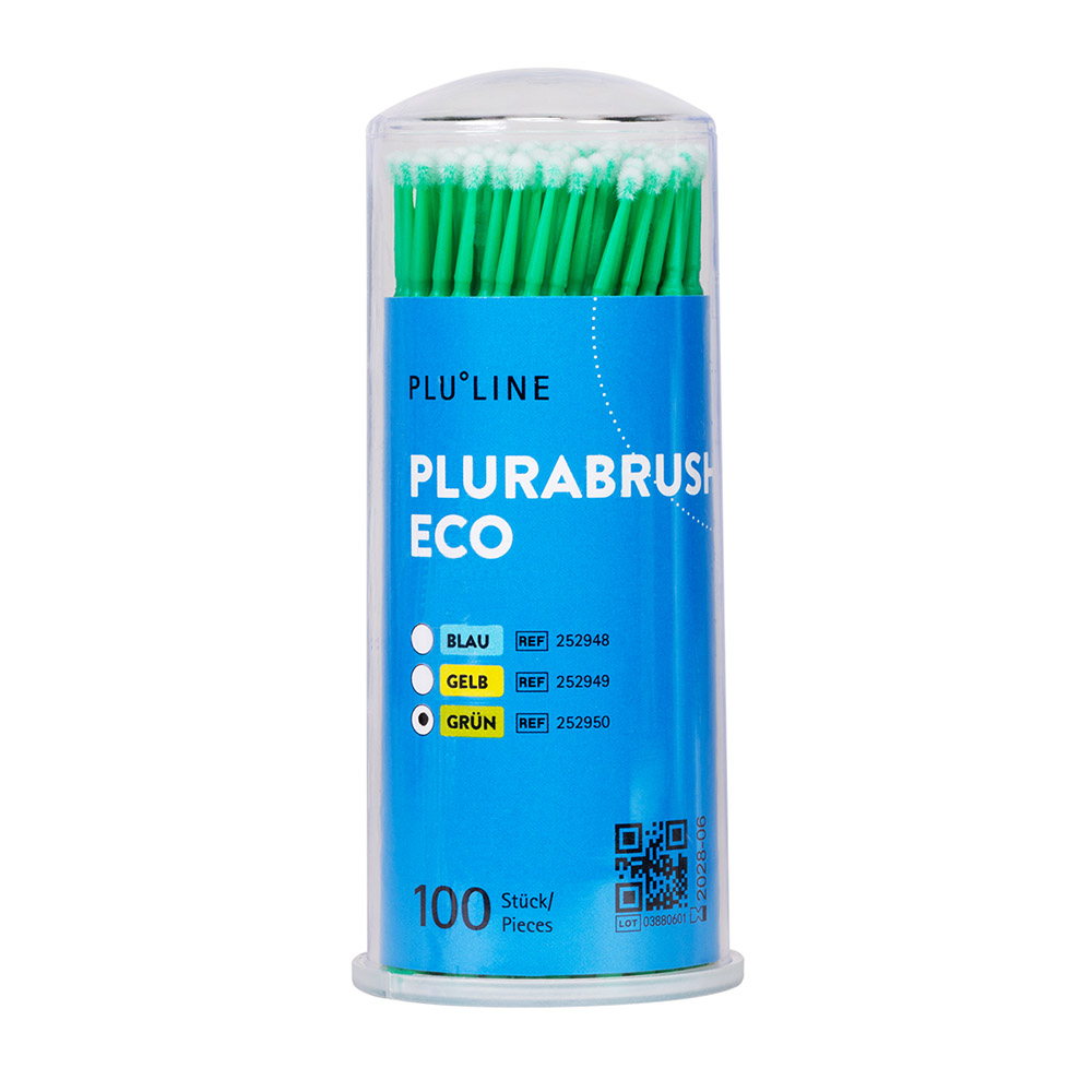PLURABRUSH ECO groen, 100 St.