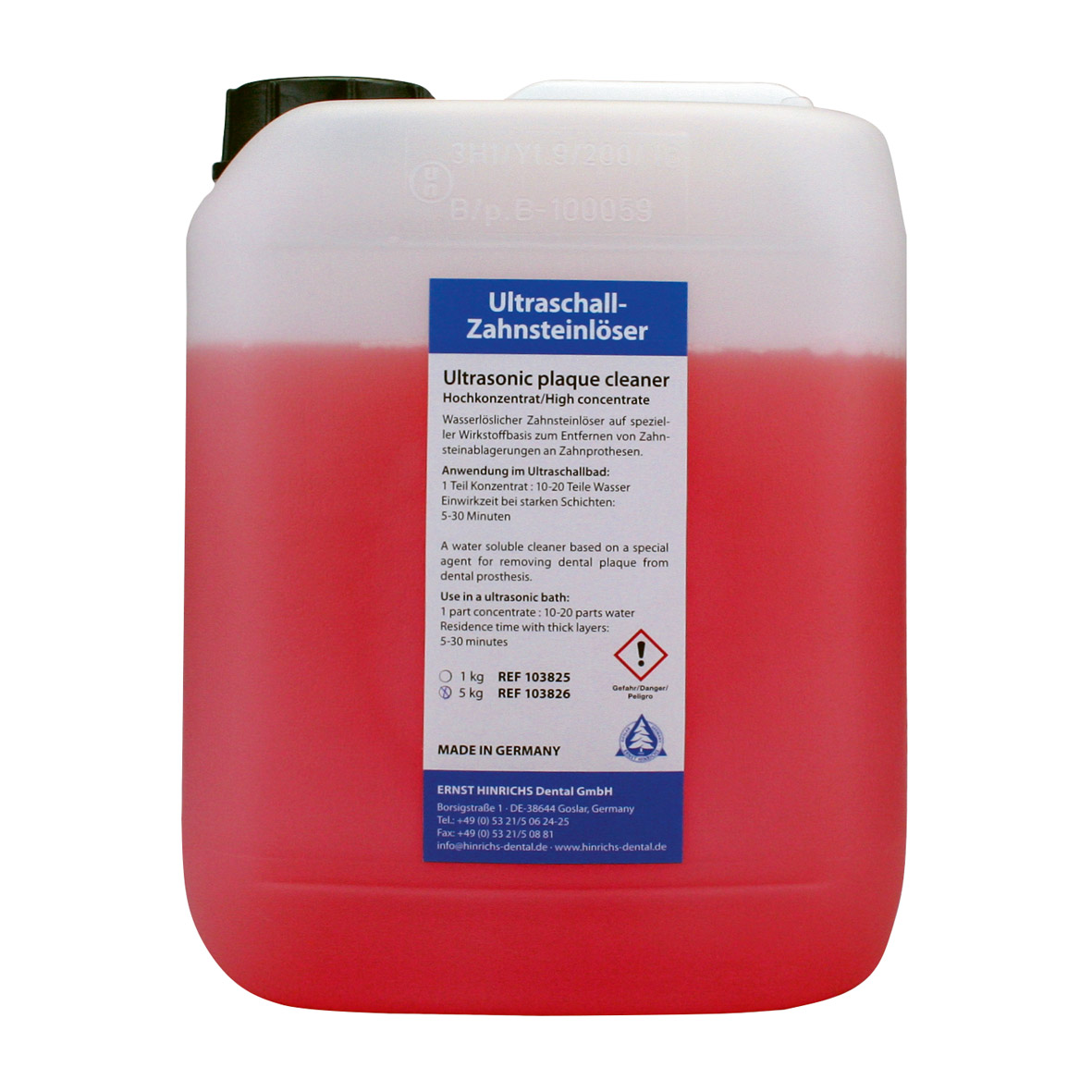Ultrasoon-Tandsteenverwijderaar Concentraat, 5 kg