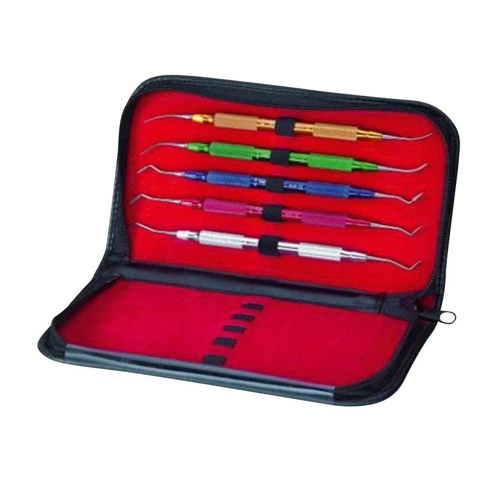 Thomas Color Labor-Set Leder-Etui verpakking