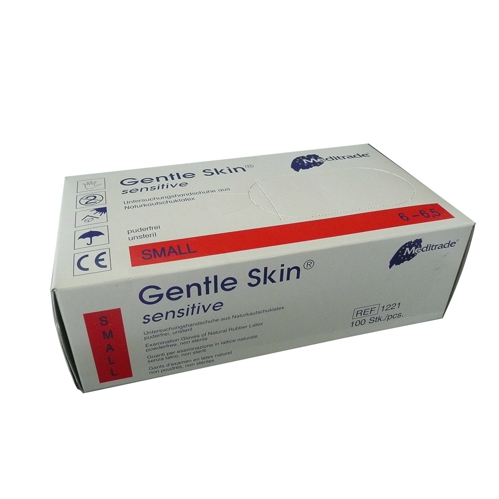 Gentle Skin Sensitive Handschoenen poedervrij Gr. S , 100 stuks