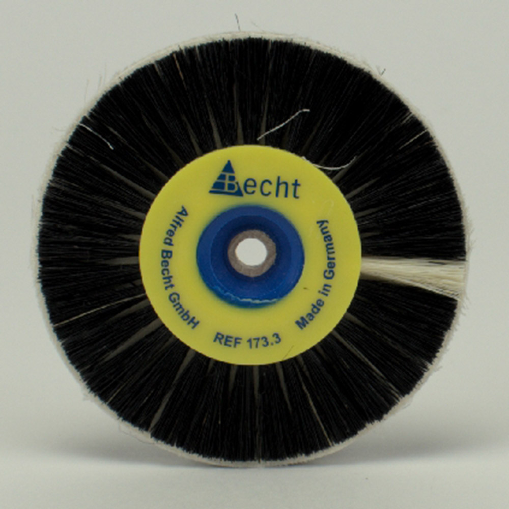 Polierborstel 173.3 kunststofkern Chungking met neteldoek 40/80 mm, stuk