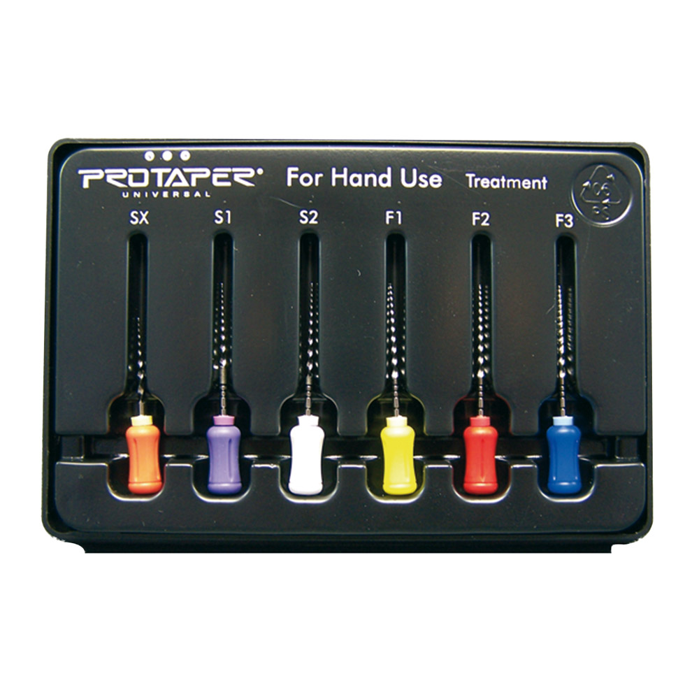 Protaper Manual Assortiment 31 mm steriel, 6 stuks gesorteerd