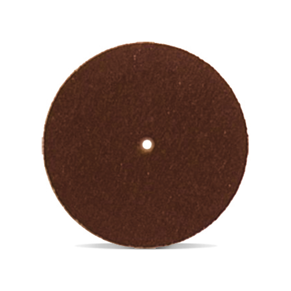 Int. rubberpolijstwiel bruin x-hard, 100 stuks